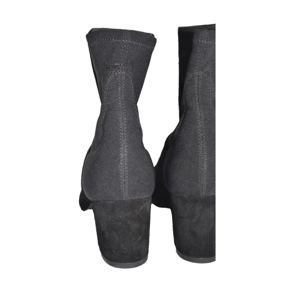 Stuart Weitzman Highland OTK Stretch Suede Boot Black Size 8.5 M MSRP $950 DD380 - Picture 11 of 11